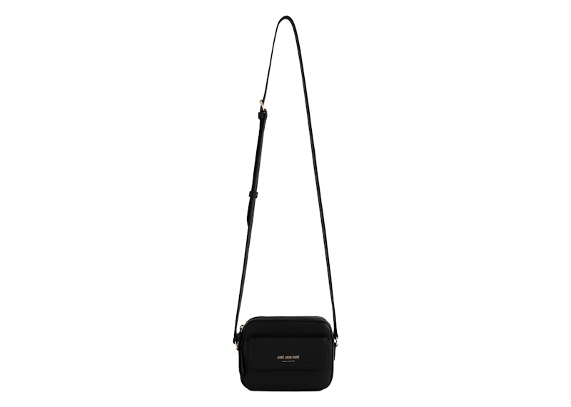 Aime Leon Dore Caviar Leather Shoulder Bag Black