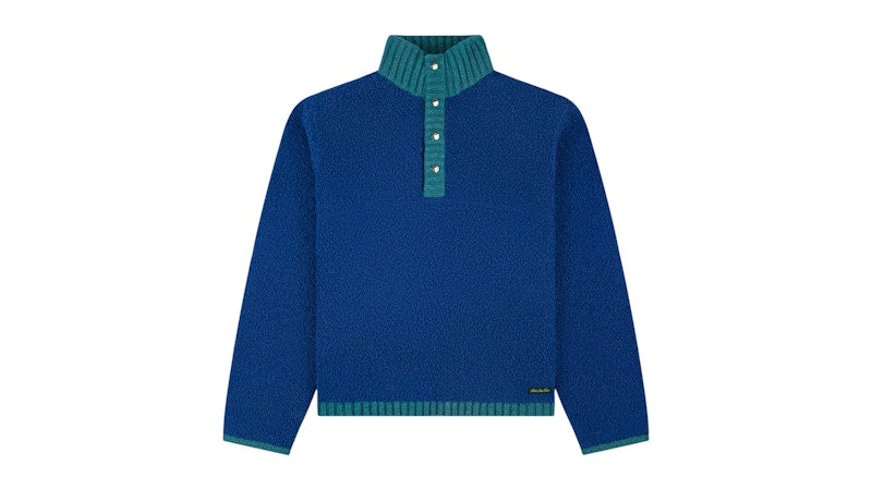 Aime Leon Dore Chalet Knit Pullover Galaxy Blue