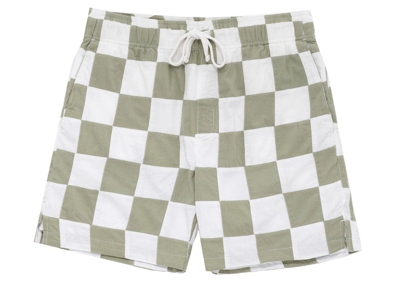 Aime Leon Dore Checkered Drawstring Short Green