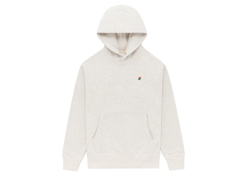Aime Leon Dore Double Snap Crest Hoodie Oatmeal