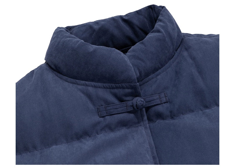 Aime Leon Dore Down Cardigan Navy