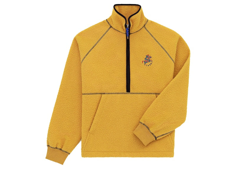 Aime Leon Dore Drake's Casentino Wool Half Zip Yellow