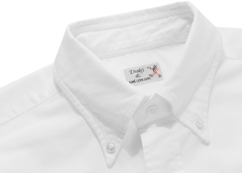 Aime Leon Dore Drake's Denim Oxford Shirt White