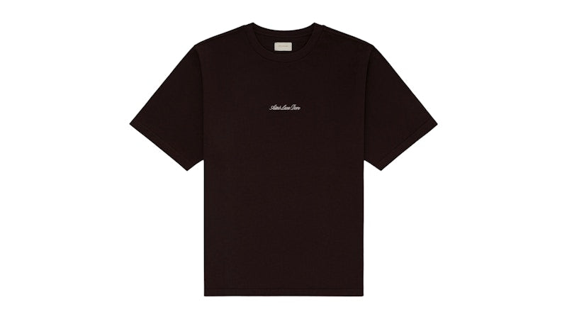 Aime Leon Dore Embroidered Logo Tee Brown
