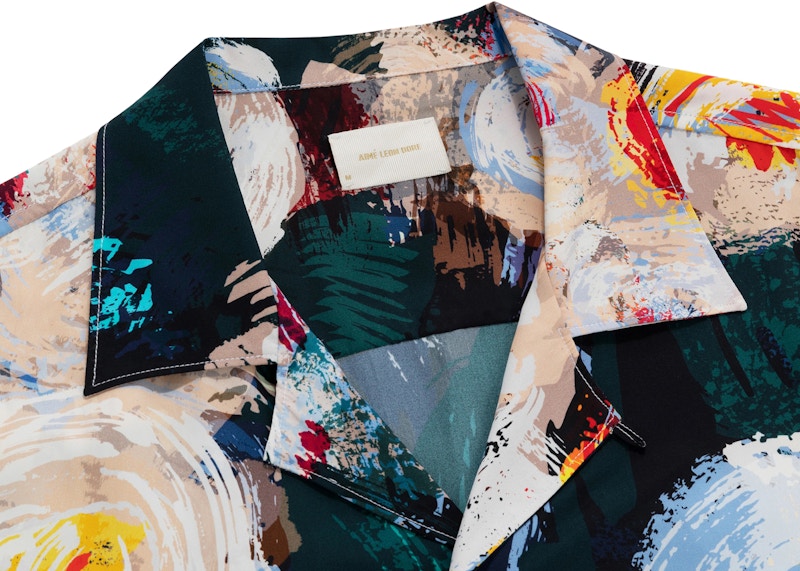 Aime Leon Dore Floral Brush Stroke Leisure Shirt Multicolor