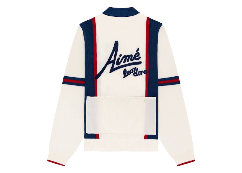 Aime Leon Dore Knit Long-Sleeve Cycling Jersey Cream