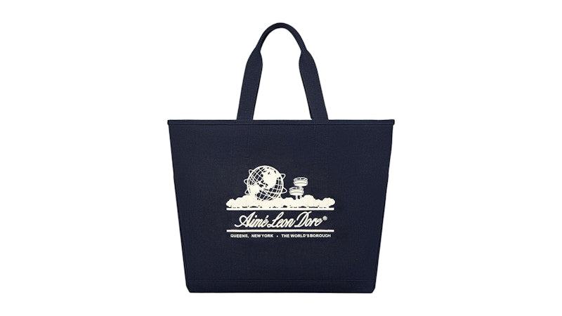 Aime Leon Dore Large Unisphere Tote Bag Sky Captain Navy