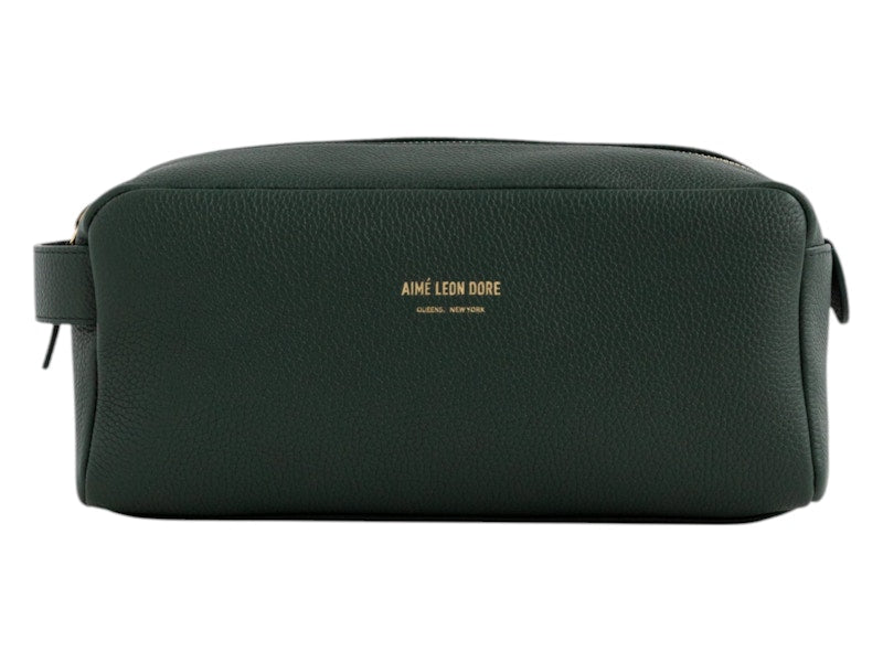 Aime Leon Dore Leather Traveler Kit Green