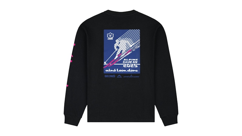 Aime Leon Dore Long-Sleeve Alpine Ski Tee Jet Black