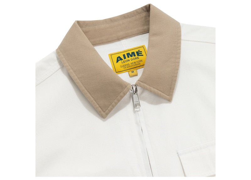 Aime Leon Dore Mechanic Jacket White