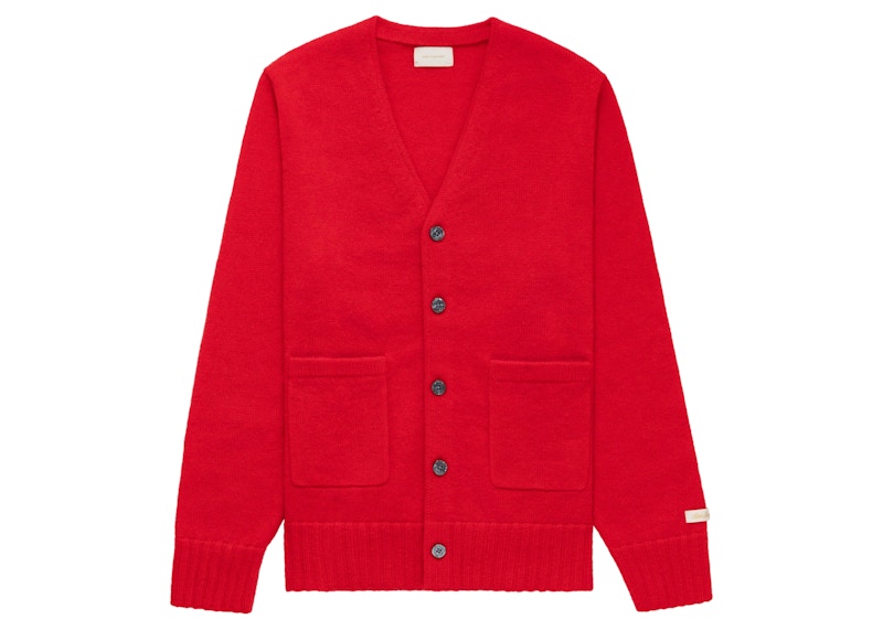 Aime Leon Dore Mohair Cardigan Red
