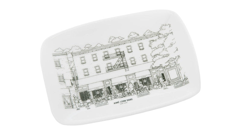 Aime Leon Dore Mulberry Soap Dish White/Green