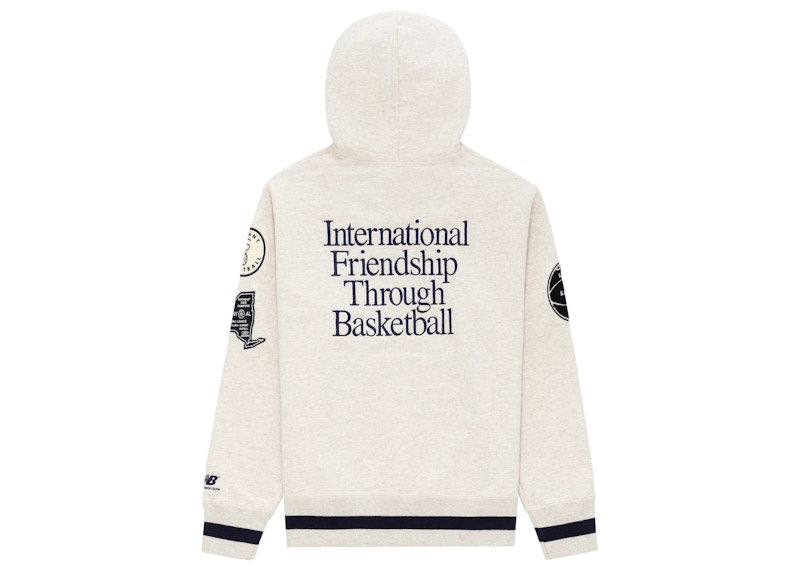 Aime Leon Dore x New Balance Varsity Hoodie Oatmeal
