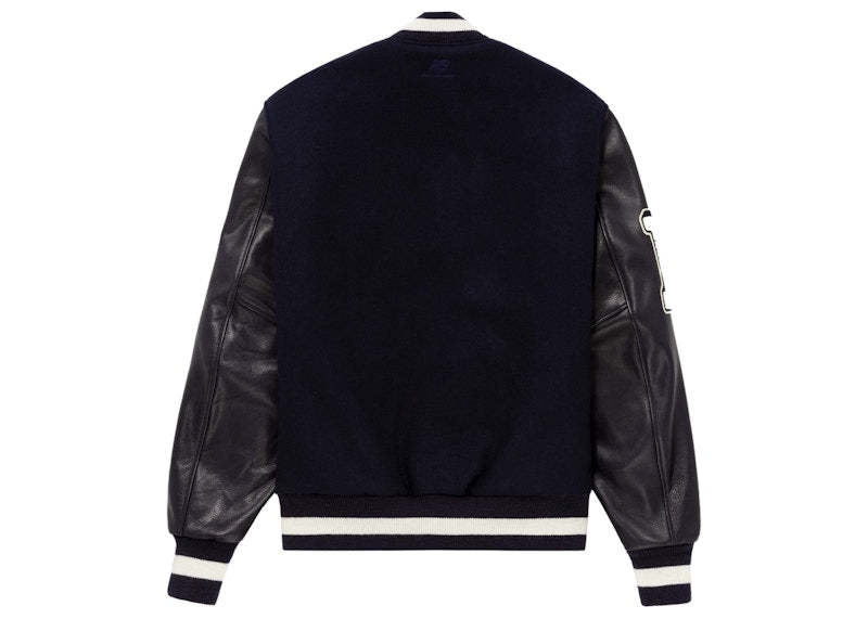 Aime Leon Dore x New Balance Varsity Jacket Navy