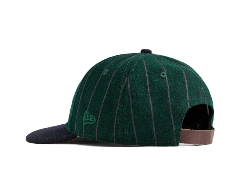 Aime Leon Dore New Era Wool Pinstripe Yankee Hat Green/Navy