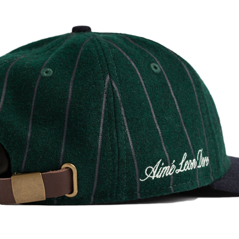 Aime Leon Dore New Era Wool Pinstripe Yankee Hat Green/Navy