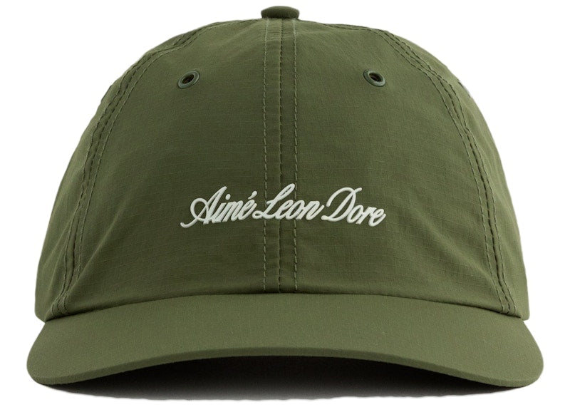 Aime Leon Dore Nylon Logo Hat Olive