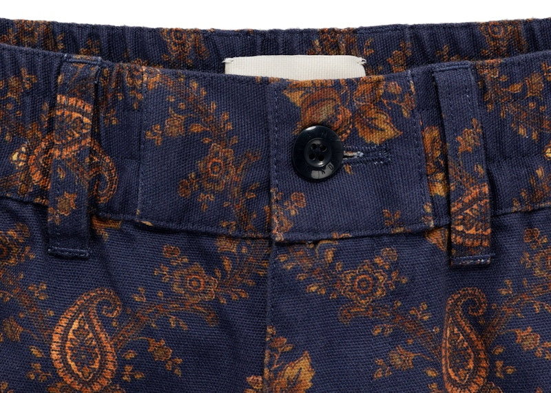Aime Leon Dore Paisley Printed Trouser Navy