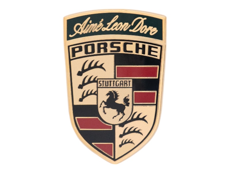 Aime Leon Dore Porsche 993 Turbo Logo Grille Badge Multicolor