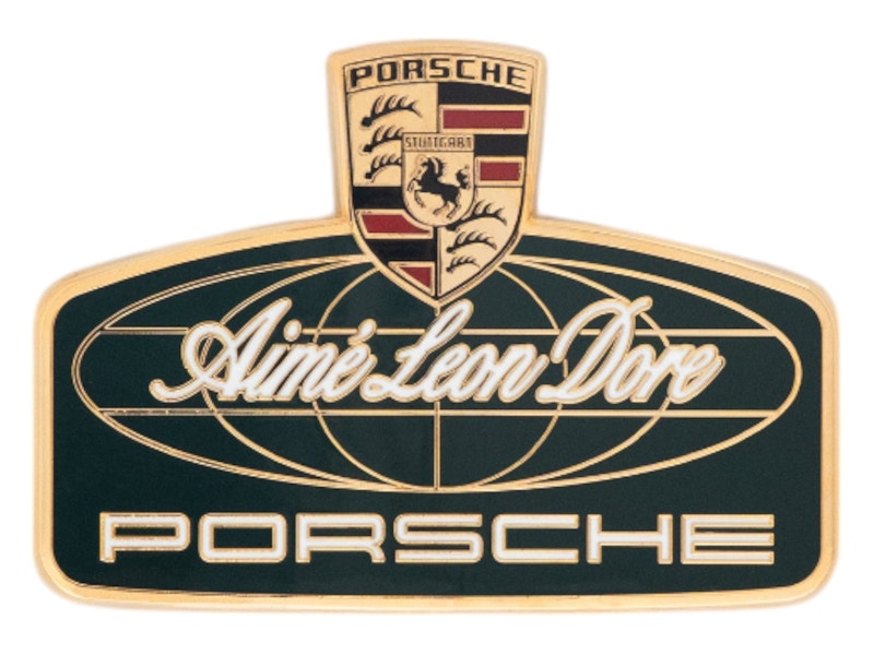 Aime Leon Dore Porsche 993 Turbo Racing Grille Badge Multicolor
