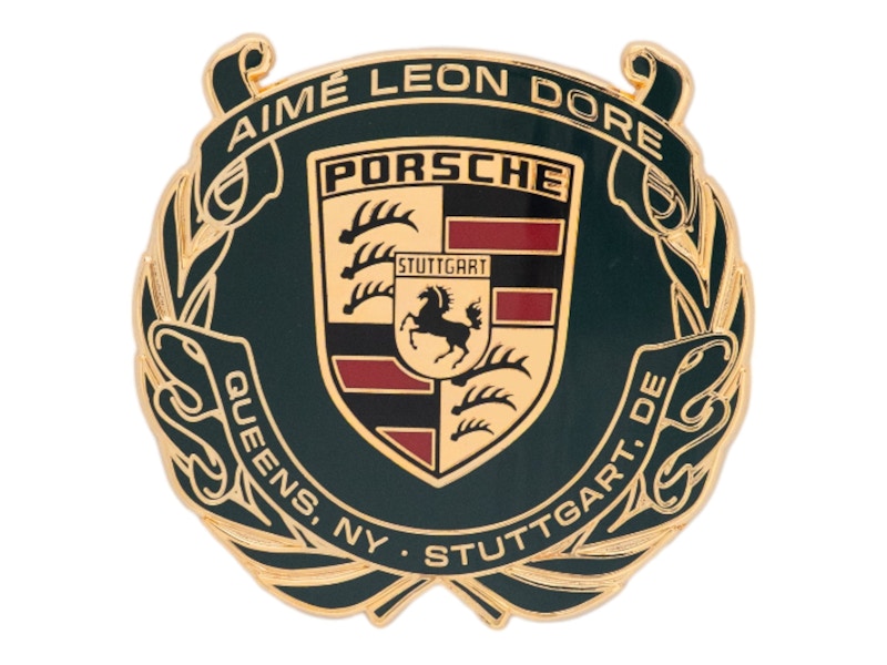 Aime Leon Dore Porsche 993 Turbo Wreath Grille Badge Multicolor