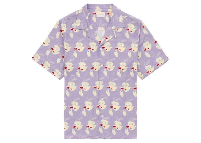 Aime Leon Dore Printed Leisure Shirt Purple