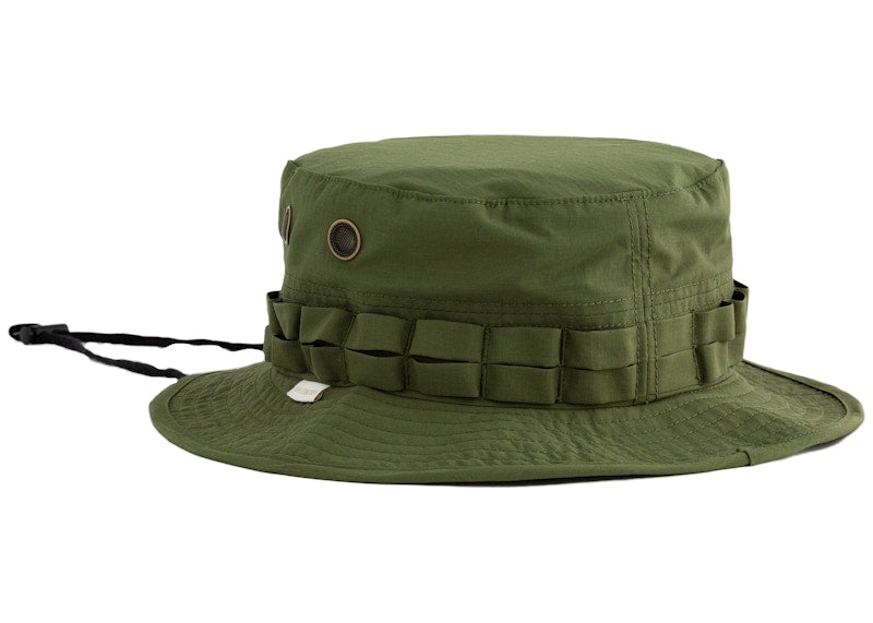 Aime Leon Dore Ripstop Nylon Bucket Hat Olive