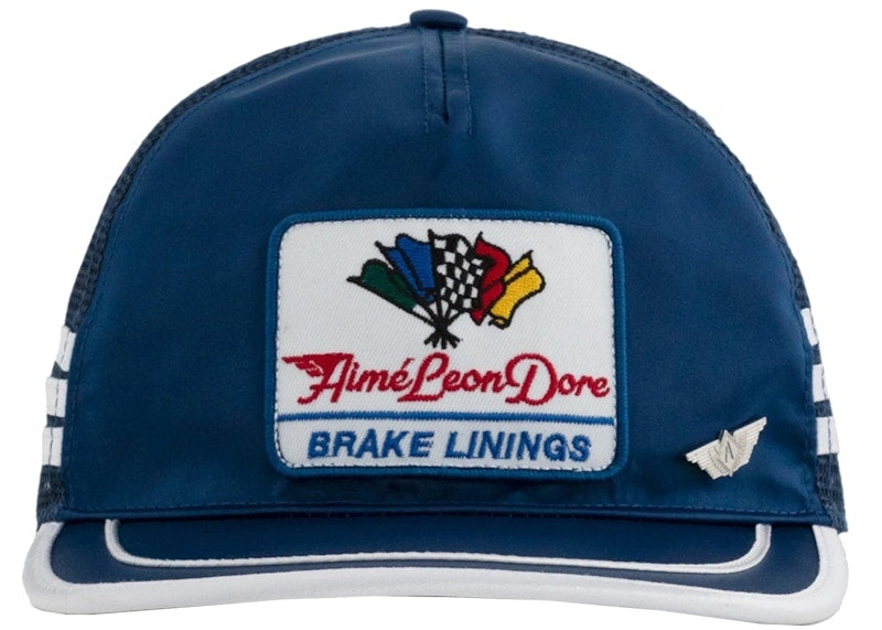 Aime Leon Dore Satin Pit Crew Hat Navy