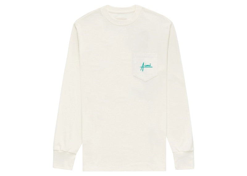 Aime Leon Dore Tulips Long-Sleeve Graphic Tee White