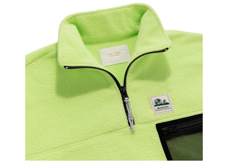 Aime Leon Dore Unisphere Fleece Pullover Sharp Green