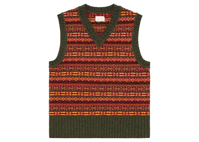 Aime Leon Dore V-Neck Sweater Vest Multicolor