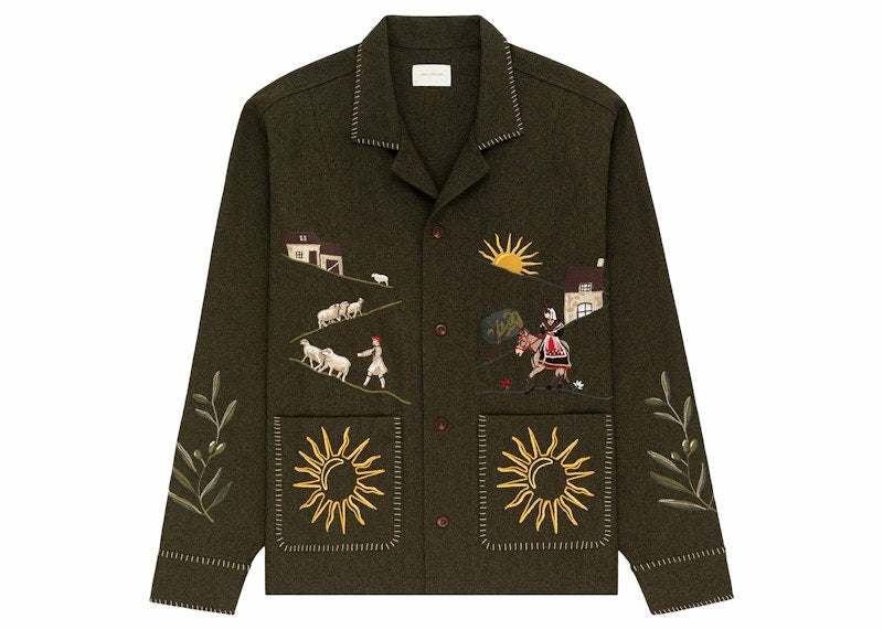 Aime Leon Dore Village Chore Shirt Olive
