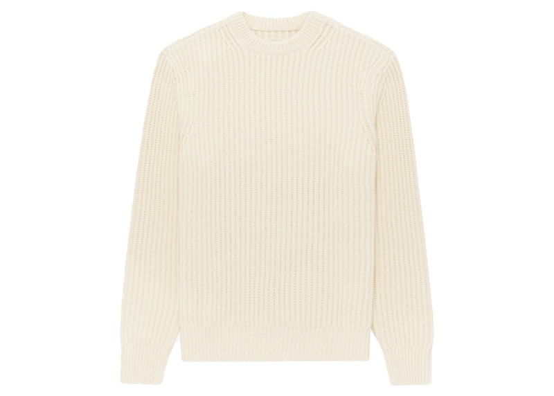 Aime Leon Dore Waffle Knit Sweater Cream