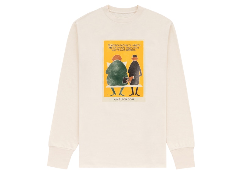 Aime Leon Dore Wallet Graphic L/S Tee Cream