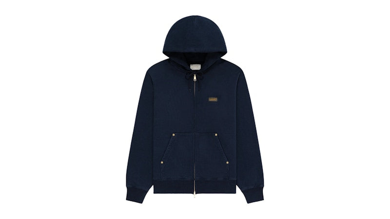 Aime Leon Dore Washed Full-Zip Hoodie Navy