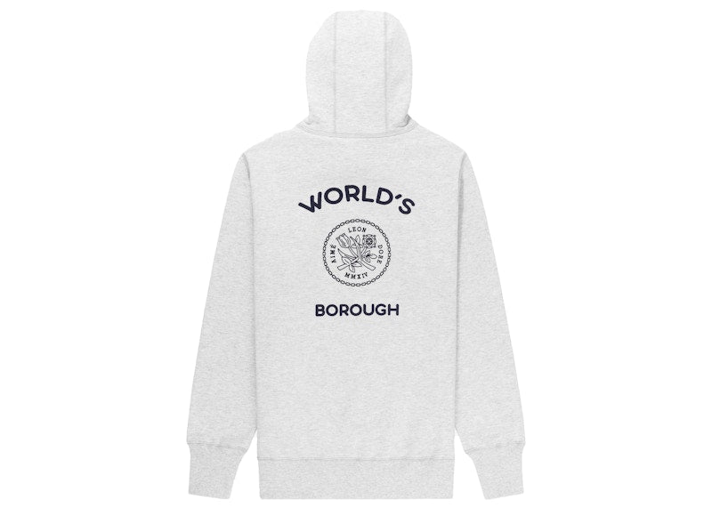 Aime Leon Dore World's Borough Hoodie Grey