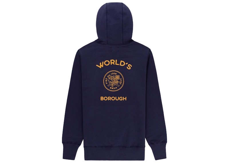 Aime Leon Dore World's Borough Hoodie Navy