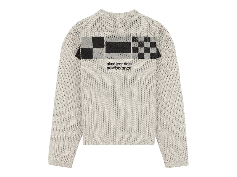 Aime Leon Dore x New Balance 991 Signal Sweater Silver Birch
