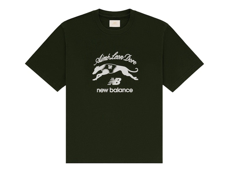 Aime Leon Dore x New Balance 997 Logo Tee Green