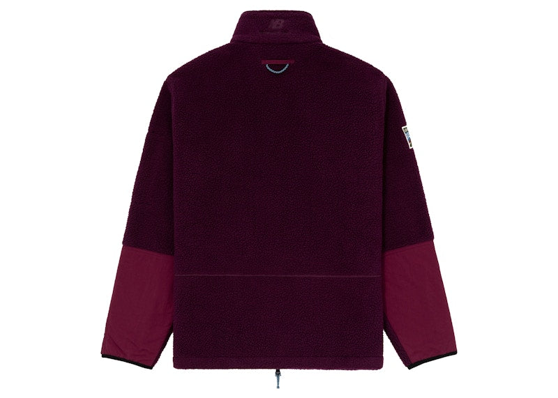 Aime Leon Dore x New Balance Full Zip Fleece Jacket Purple