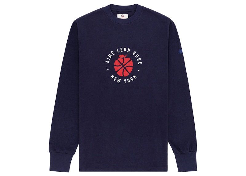 Aime Leon Dore x New Balance Long-sleeve Graphic Tee Blue