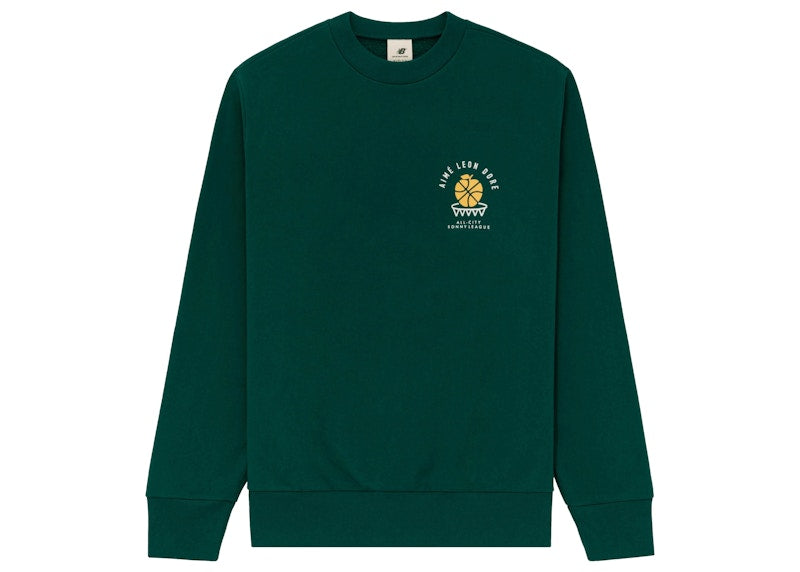 Aime Leon Dore x New Balance SONNY League Crewneck Sweatshirt Green