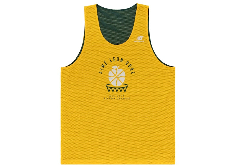 Aime Leon Dore x New Balance SONNY League Reversible Jersey Green/Yellow