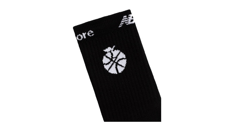Aime Leon Dore x New Balance SONNY NY Performance Sock (FW25) Black/White