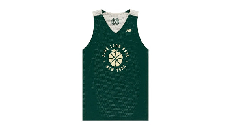 Aime Leon Dore x New Balance SONNY NY Reversible Jersey (FW25) Green/Cream