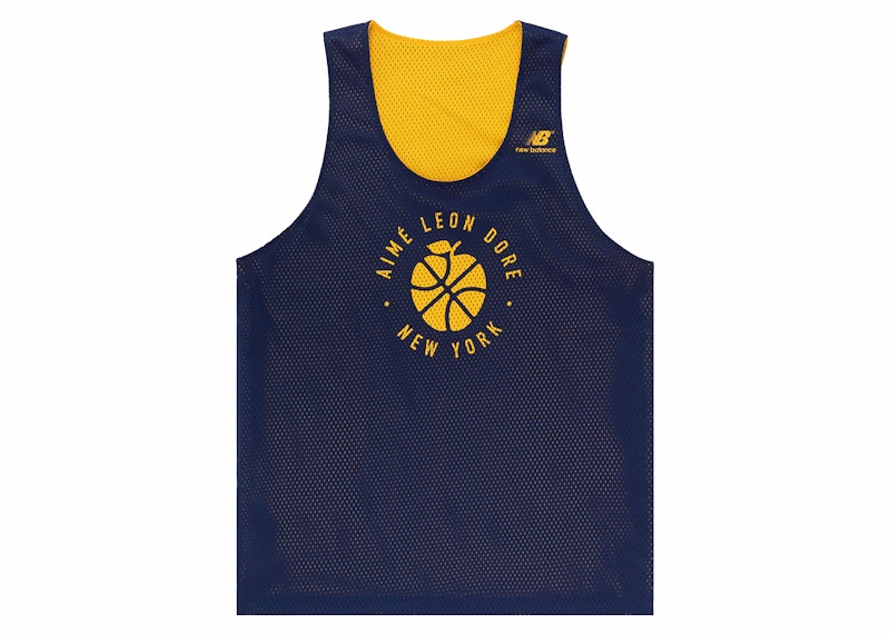 Aime Leon Dore x New Balance Sonny NY Reversible Jersey Navy/Yellow Reversible