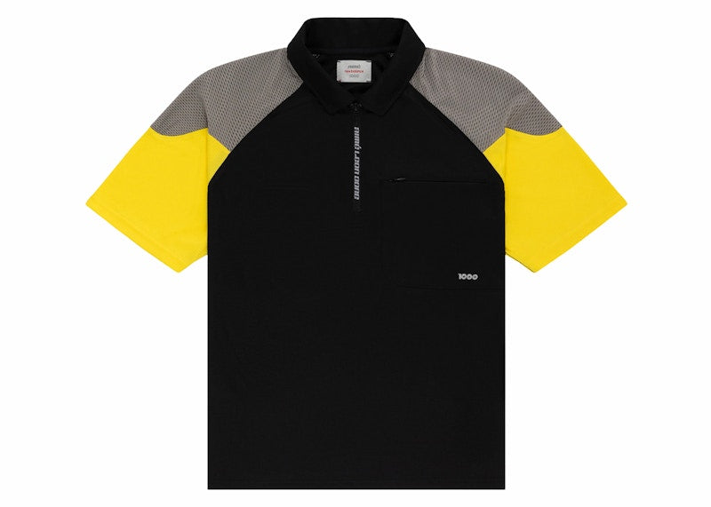 Aime Leon Dore x New Balance Zip Polo Black