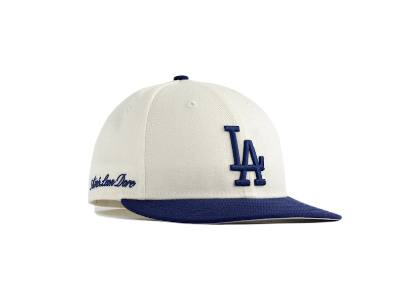 Aime Leon Dore x New Era Dodgers Hat Ivory/Blue