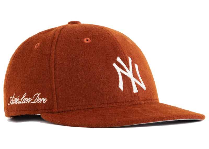 Aime Leon Dore x New Era Moleskin Yankees Hat Orange