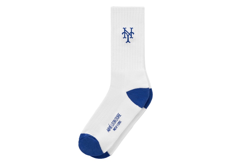 Aime Leon Dore x New York Mets Crew Sock White/Navy
